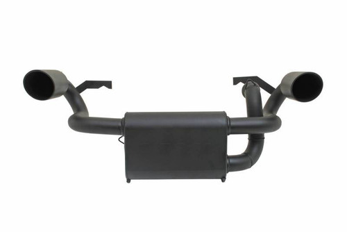 Gibson Exhaust Polaris Utv Dual Exhaust Black Ceramic 98024