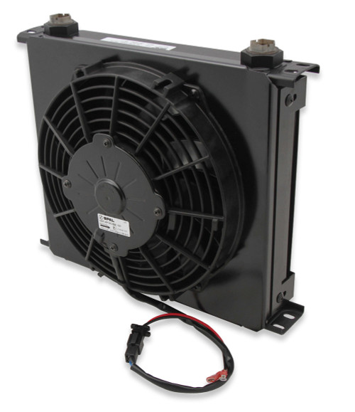Earls Ultra-Pro Oil Cooler & Fan Pack 34-Row Black Fp434Erl