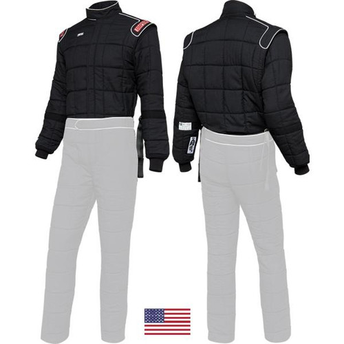 Simpson Safety Jacket Black Medium Drag Sfi-15 4902234