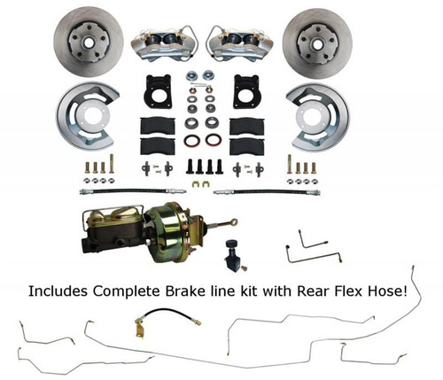 Leed Brakes 64-66 Mustang Power Conv Ersion Brake Kit Fc0001-H405Alk