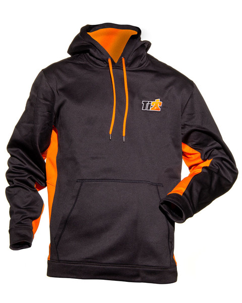 Ti22 Performance Sport-Tek Black Orange Ti22 Hoodie X-Large Tip9210Xl