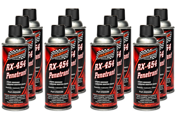 Champion Brand Rx-454 Penetrant Case 12 X 9Oz 50 State Formula 4244M/12