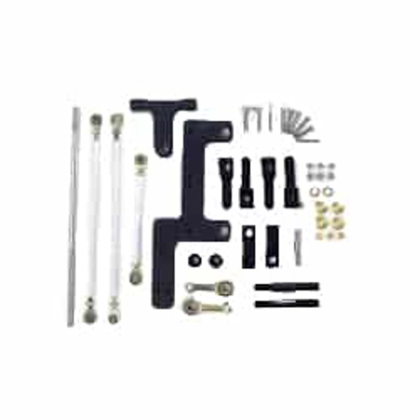 The Blower Shop Dual Carb Linkage Kit Sideways Mount 4150/4500 4350