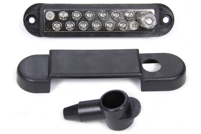 Quickcar Racing Products Black Terminal Buss Bar W/Covers 57-8022