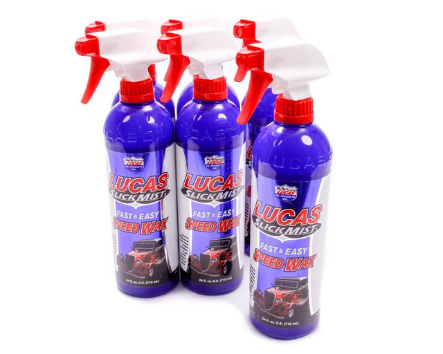 Lucas Oil Slick Mist Speed Wax Case 6X24Oz 10160-6