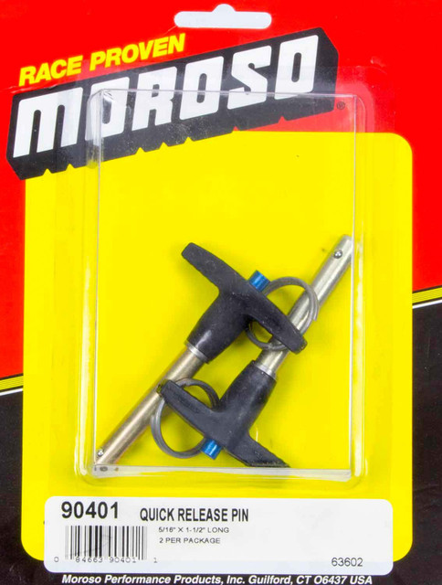 Moroso Quick Release Pins (2) 5/16 X 1-1/2 90401