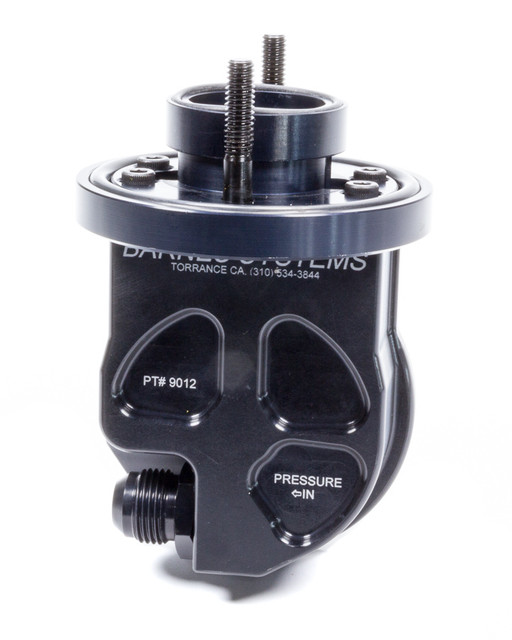 Barnes Oil Filter Adapter Sbc 90 Deg W/#10 Inlet 9012-10
