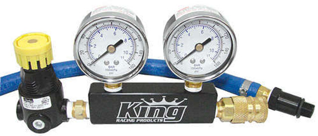 King Racing Products Leak Down Tester Dual Gauge 1915