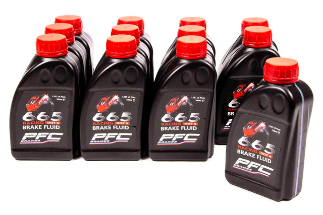 Pfc Brakes Brake Fluid Rh665 500Ml Bottle Case 25.0038