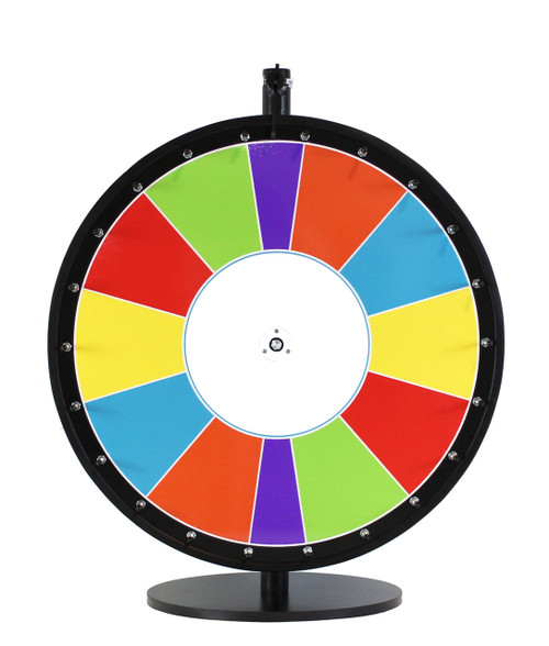 VIVOHOME Tabletop Spinning Prize Wheel with 14-Color Slots, Dry Erase  Marker and Eraser X002BR5H95 - The Home Depot