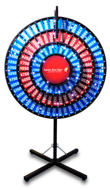 48-36-24 Triple Lighted Prize Wheel