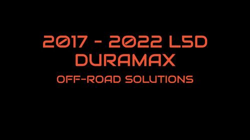 2017 - 2022 L5D DURAMAX OFF-ROAD SOLUTIONS