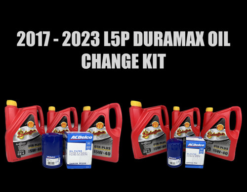 2017 - 2023 Schaeffer's + ACDelco  L5P Duramax Oil Change Kit