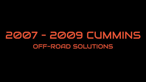 2007 - 2009 CUMMINS 6.7 OFF-ROAD SOLUTIONS