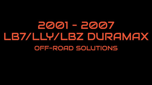 2001 - 2007 LB7 LLY LBZ OFF-ROAD SOLUTIONS