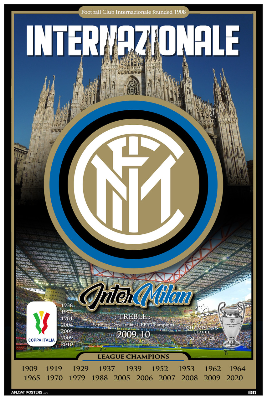 Inter Milan Poster - 12x18