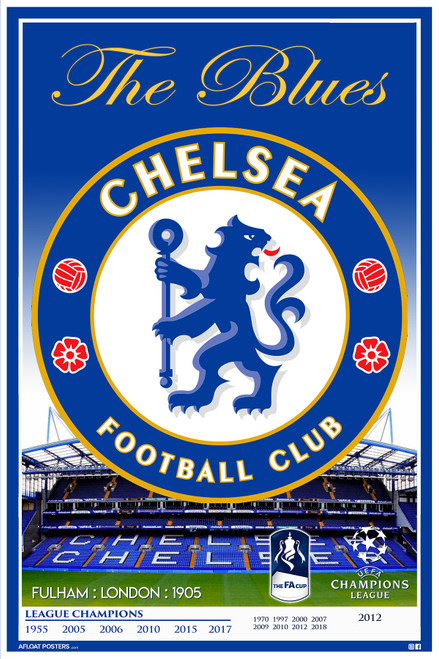 (UK) Chelsea Poster 12x18 (2020)