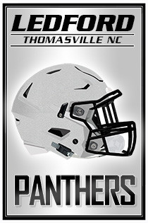 Ledford (Thomasville NC) Panthers Poster - 12x18