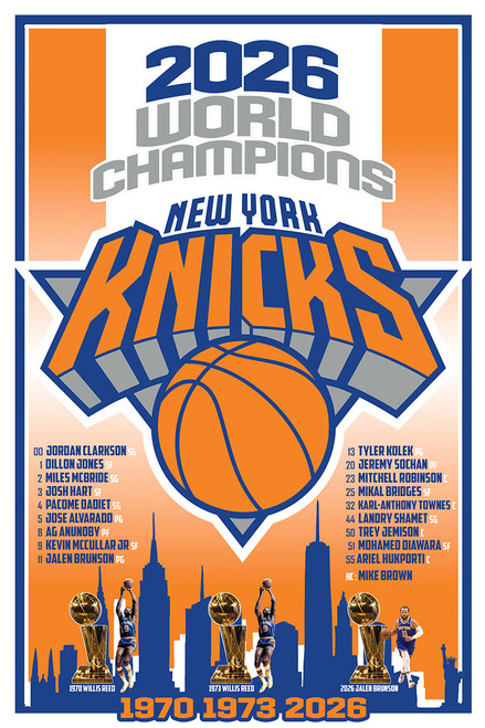 NY Knicks Championship Poster