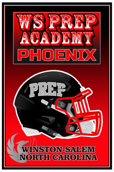 Winston-Salem Prep (NC) Phoenix Poster - 12x18