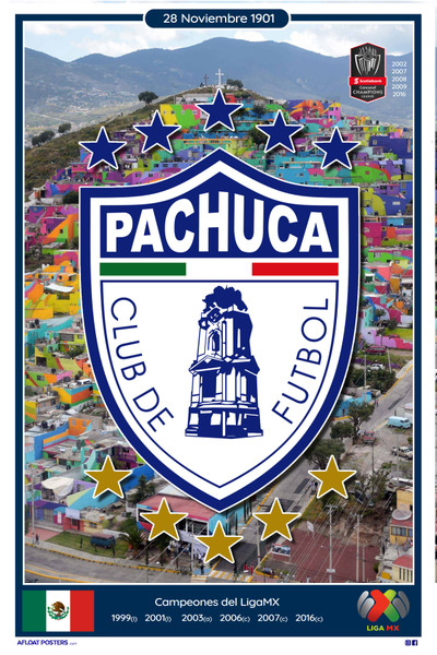 (Mexico) Pachuca Poster 12x18 (2020)