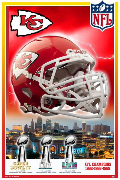 Kansas City Chiefs Super Bowl Poster