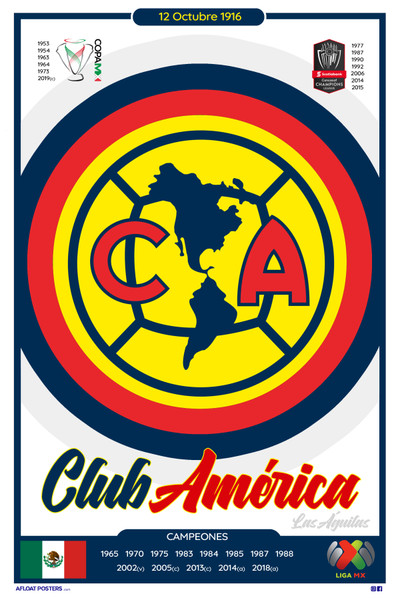 (Mexico) Club America Poster (2019)