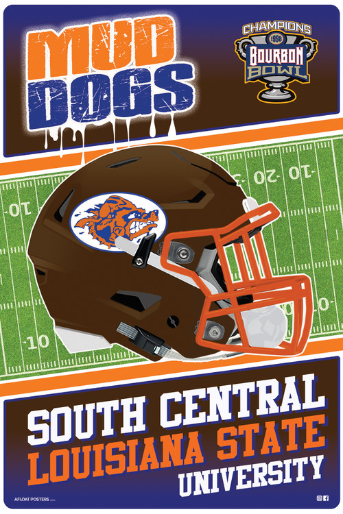 South Central Louisiana State University Mud Dogs Football (Variant)  Essential T-Shirt for Sale by huckblade