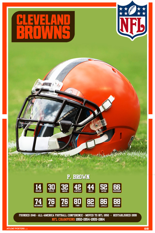 Cleveland Browns Poster - 12x18