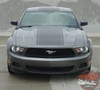Ford Mustang PONY CENTER Wide Center Hood Roof Racing Stripe Rally Decal Vinyl Graphics Kit 2010 2011 2012 Models