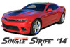 Chevy Camaro SINGLE STRIPE 14 Factory OEM Style Wide Hood Trunk Rally Graphic Vinyl Striping Kit for 2014 2015 Models
