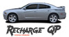 Dodge Charger RECHARGE QUARTER PANELS Rear Body Accent Vinyl Graphics Stripe Decal Kit for 2011 2012 2013 2014 Models