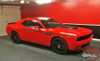 Dodge Challenger FURY Upper Door Accent Vinyl Graphics Stripe Decal Kit fits 2011 2012 2013 2014 2015 2016 2017 2018 2019 2020 2021 2022 2023