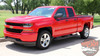 Chevy Silverado BREAKER Upper Body Line Door Accent Rally Side Vinyl Graphic Decal Stripe Kit for 2014 2015 2016 2017 2018 Models
