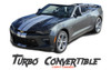 Chevy Camaro TURBO RALLY CONVERTIBLE Bumper Indy Vinyl Graphic Racing Stripes Rally Decals Kit 2016 2017 2018 SS RS V6