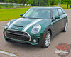 Mini Cooper CLUBMAN S-TYPE HOOD Split Hood Striping Vinyl Graphics Decals Kit 2016 2017 2018