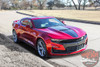 2019 2020 2021 2022 2023 2024 Chevy Camaro Center Wide Hood Racing Stripes OVERDRIVE Rally Vinyl Graphics and Decals Kit fits SS RS V6 Models