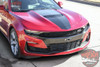 2019 2020 2021 2022 2023 2024 Chevy Camaro Center Wide Hood Racing Stripes OVERDRIVE Rally Vinyl Graphics and Decals Kit fits SS RS V6 Models
