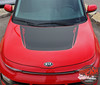 Kia Soul SOULED HOOD Decals Blackout Vinyl Graphic Stripes Kit for 2020 2021 2022 2023 2024 2025