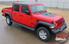 Jeep Gladiator OMEGA Hood Blackout Center Vinyl Graphics Decal Stripe Kit for 2020-2026 Models