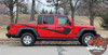 Jeep Gladiator PARAMOUNT Side Body Vinyl Graphics Decal Stripe Kit for 2020-2021 Models