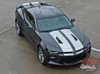 Front Passenger View of 2016 Camaro Rally Stripes CAM SPORT PIN 2016 2017 2018