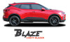 Chevy Blazer BLAZE Lower Rocker Door Panel Body Vinyl Graphics Decals Stripes Kit 2019 2020 2021 2022