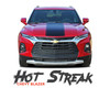 Chevy Blazer HOT STREAK Hood Vinyl Graphics Decals Stripes Kit 2019-2026