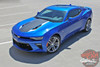 Front view 2017 Chevy Camaro Wide Center Decals HERITAGE 2016-2018