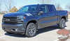 Chevy Silverado Fender Stripes Hood Decals 1500 HASHMARKS Vinyl Graphic Kit fits 2019-2026 (MCG-6880)