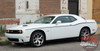 Rear View of 2018 Dodge Challenger Body Stripes SXT SIDE KIT 2011-2020 2021 2022 2023
