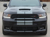 Front ported hood of 2019 Dodge Durango SRT Decals DURANGO RALLY 2014-2025