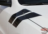 Front View of 2020 Dodge Durango Hood Decals DOUBLE BAR 2011-2025