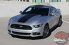 Front of Silver Center Stripes for 2017 Ford Mustang MEDIAN 2015 2016 2017
